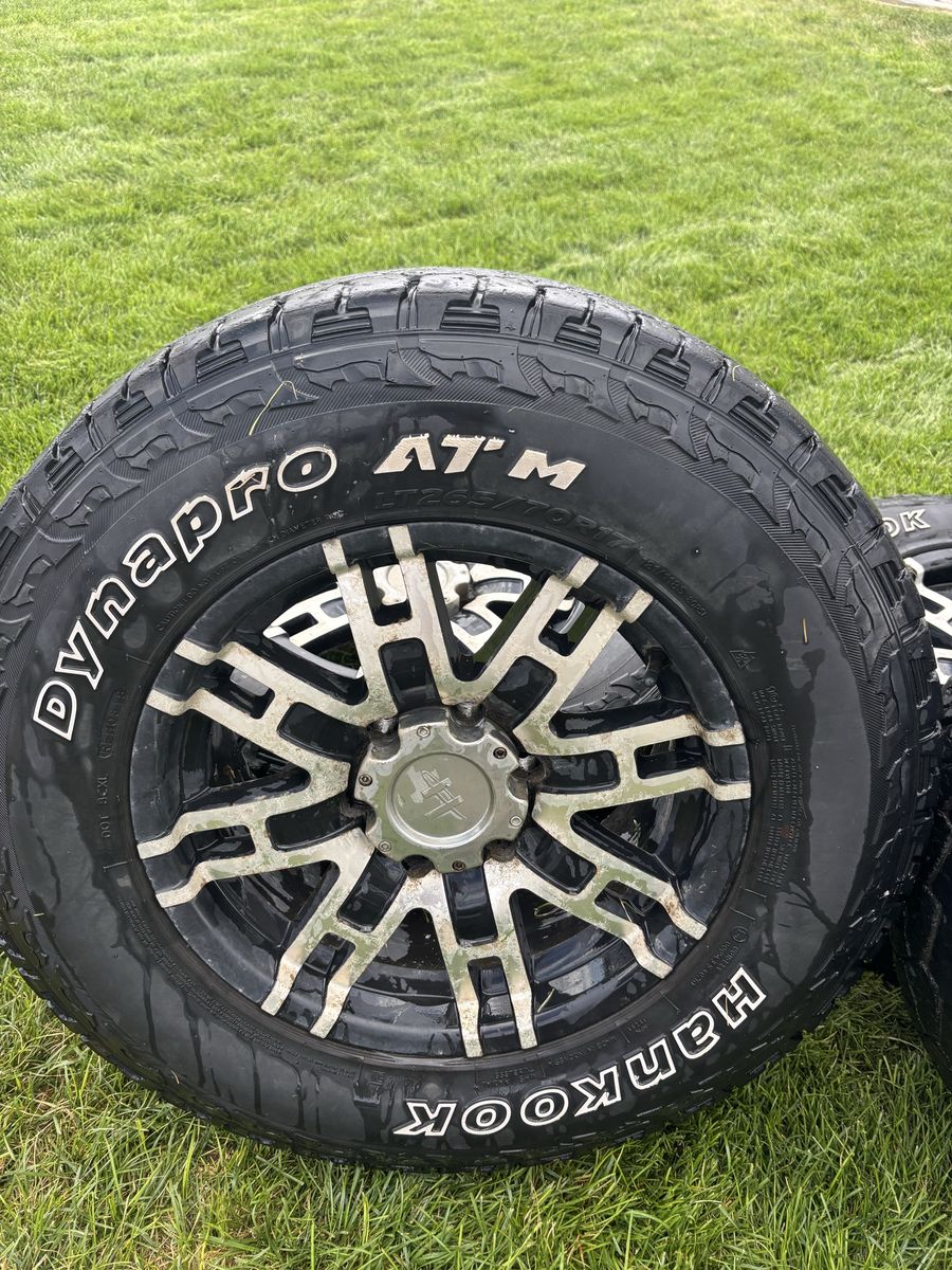 Custom Rims and Hankook Tires LT265/70R1