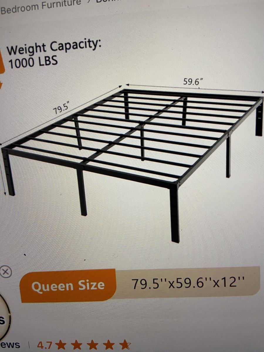 Queen bed frame