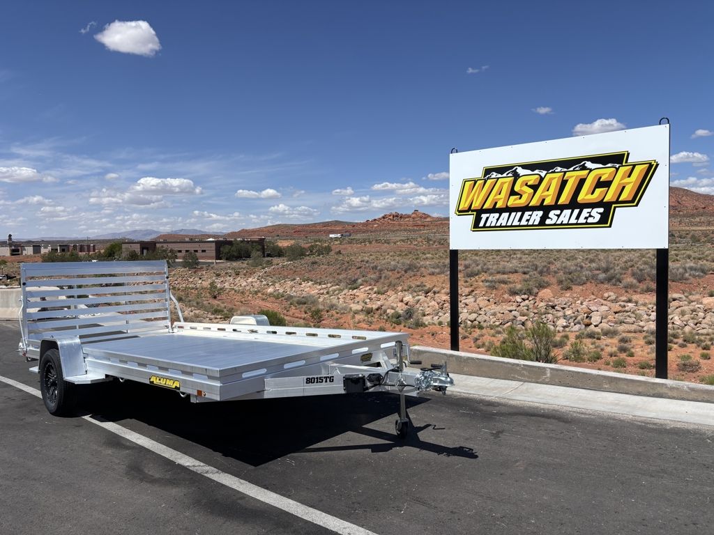 2026 Aluma 80X15 Single Axle Utility with Electric