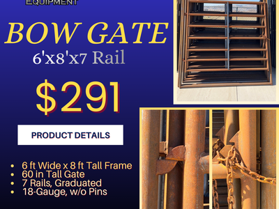 Bow Gate 6' 7 Rail