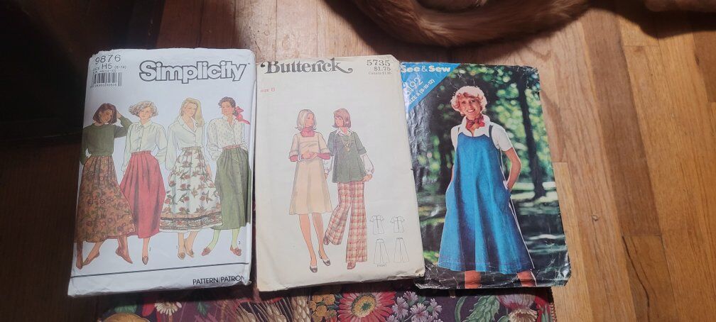 3 vintage patterns