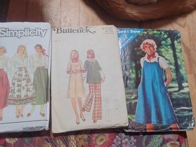 3 vintage patterns