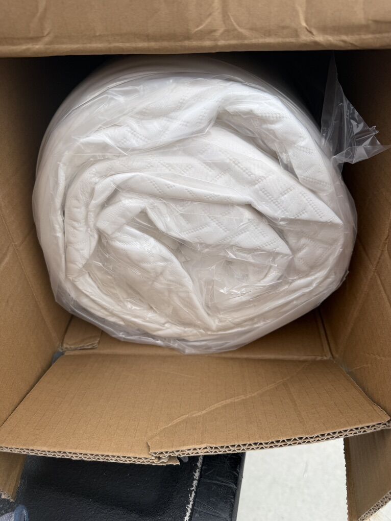 Twin Mattress + Twin Bed Frame – Brand New