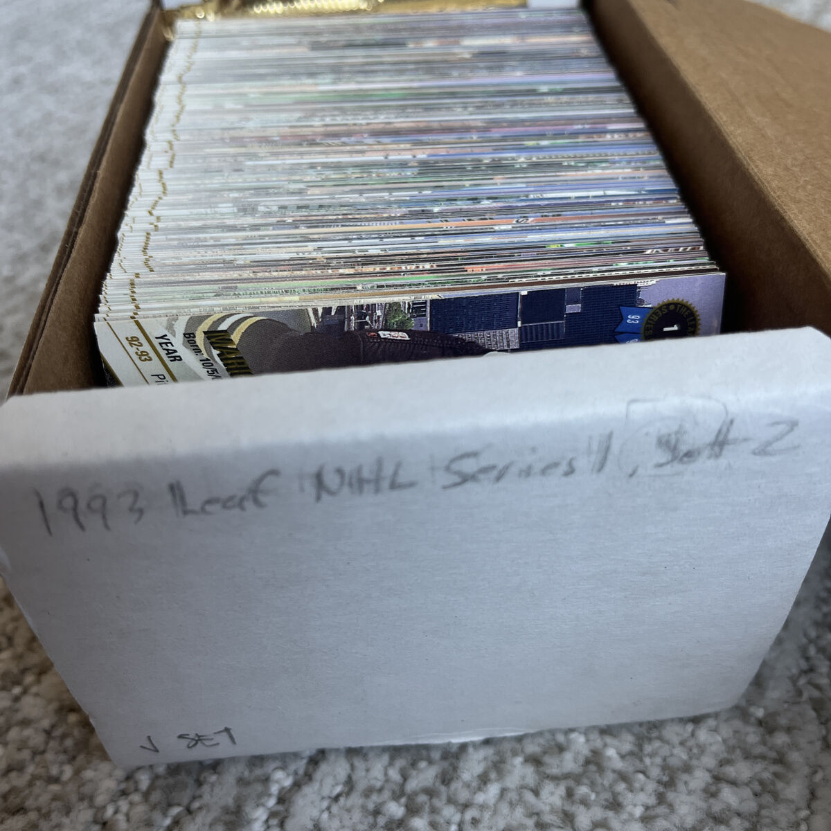 1993 Leaf Nhl Hockey Set Gretzky Card