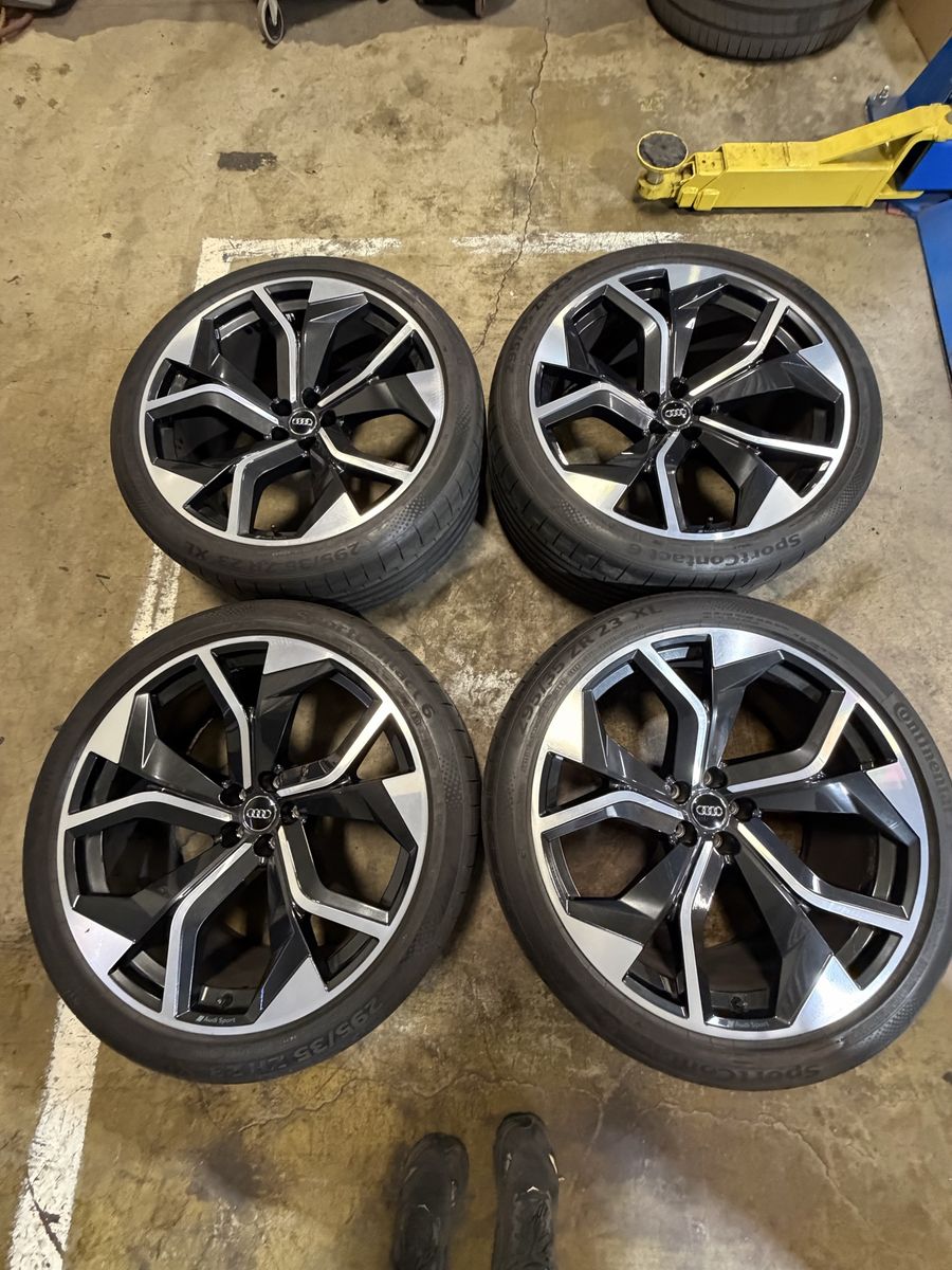 OEM RSQ8 Wheels and Continental Tires 295/35/23