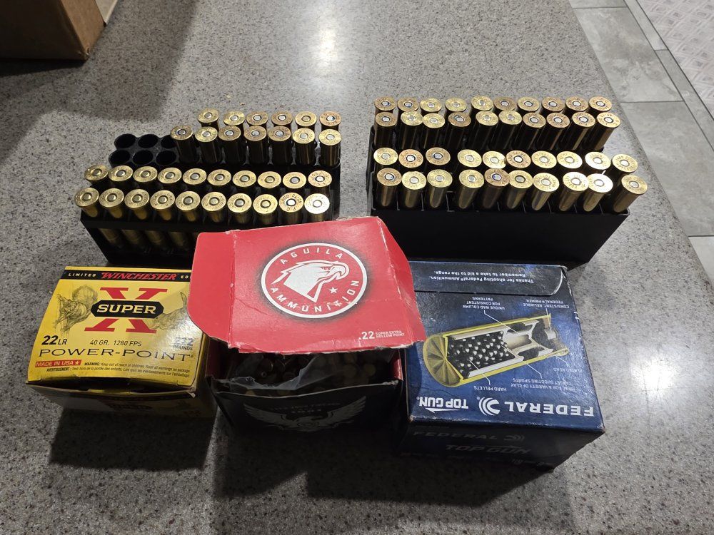Assorted Ammunition 45-70&22 long 