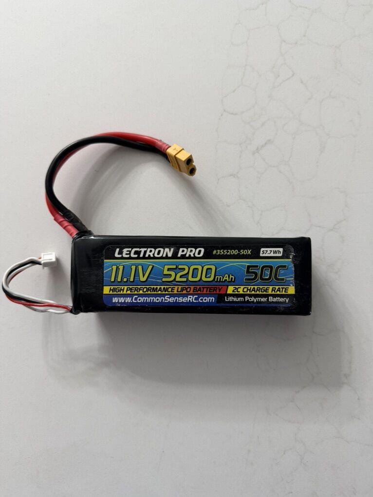 Lecteon Pro 3s 5200mah 50c Lipo