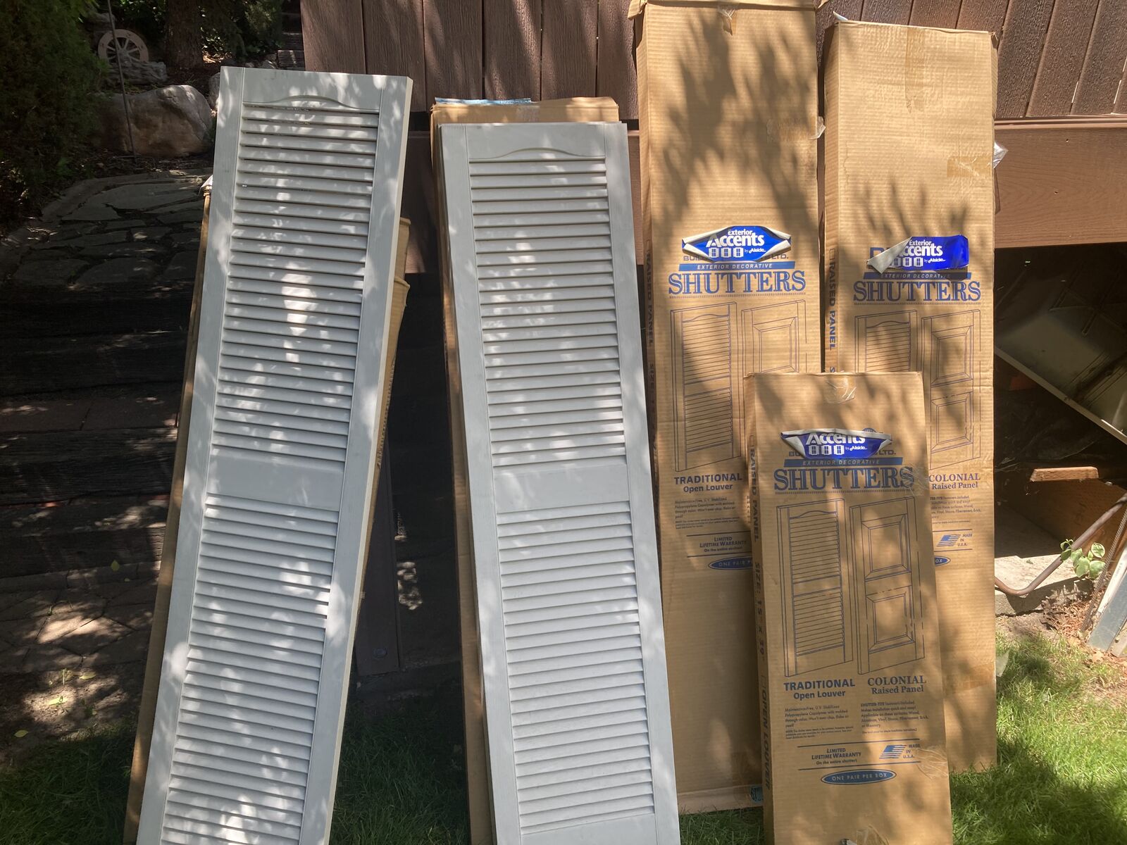 Decorative Vinyl Shutters