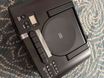 New Sony CFD-S70 Portable Boombox Bluetooth / CD Cassette Player AM/FM Radio - Black