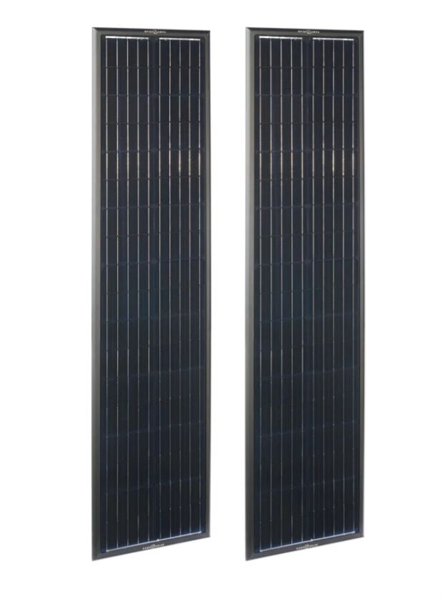 New in Box Zamp Solar ZSK 1009 OBSIDIAN SERIES 180 Watt Long Solar Panel Kit (2 x 90)