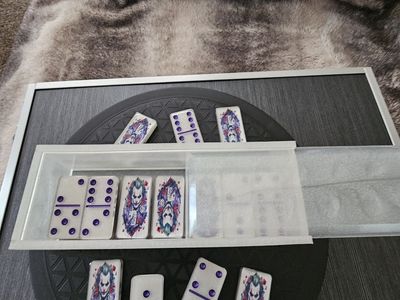 Custom Joker Theme Dominoes Set with Case