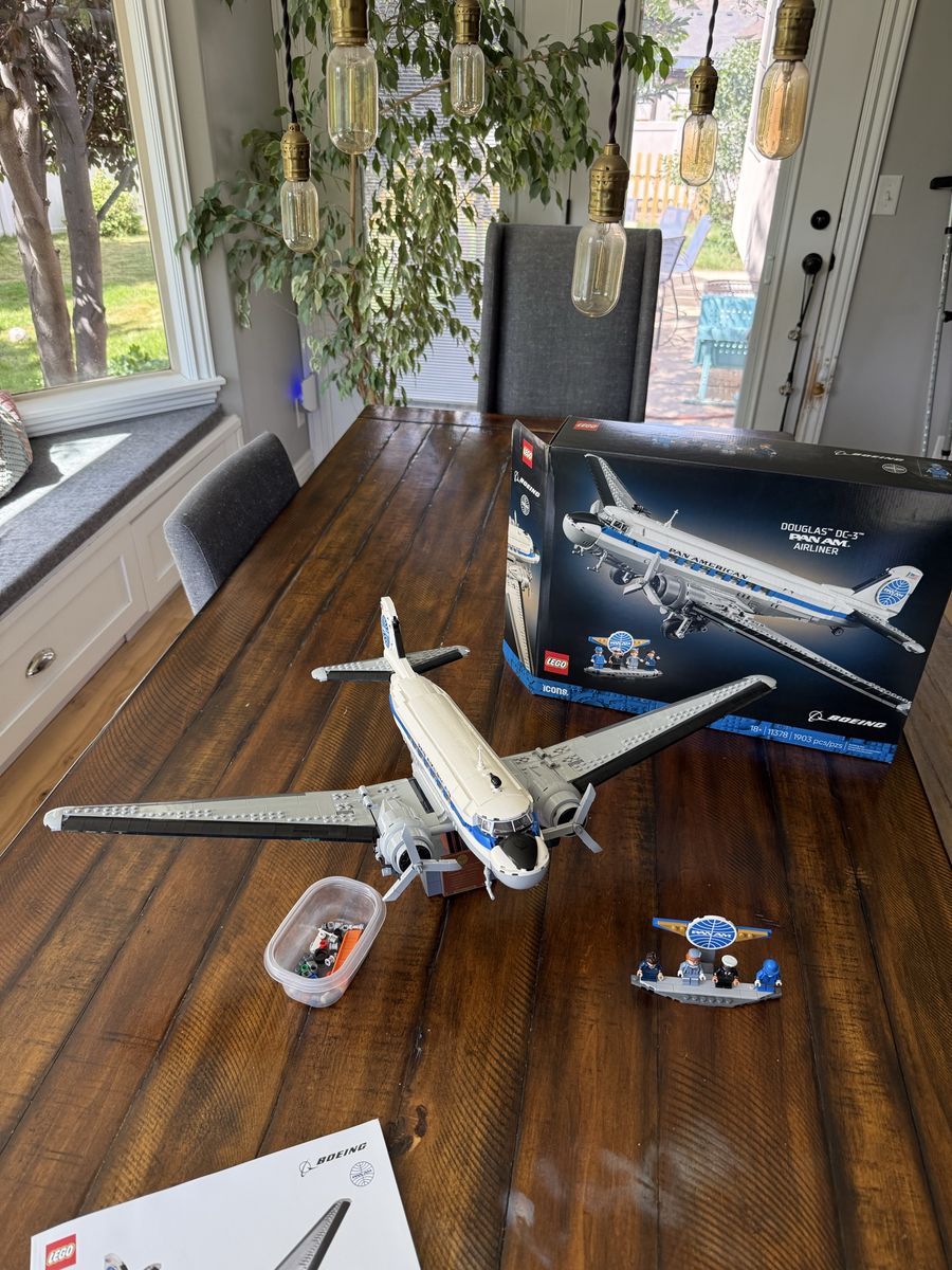 Lego DC 3 airplane