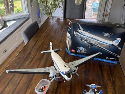 Lego DC 3 airplane