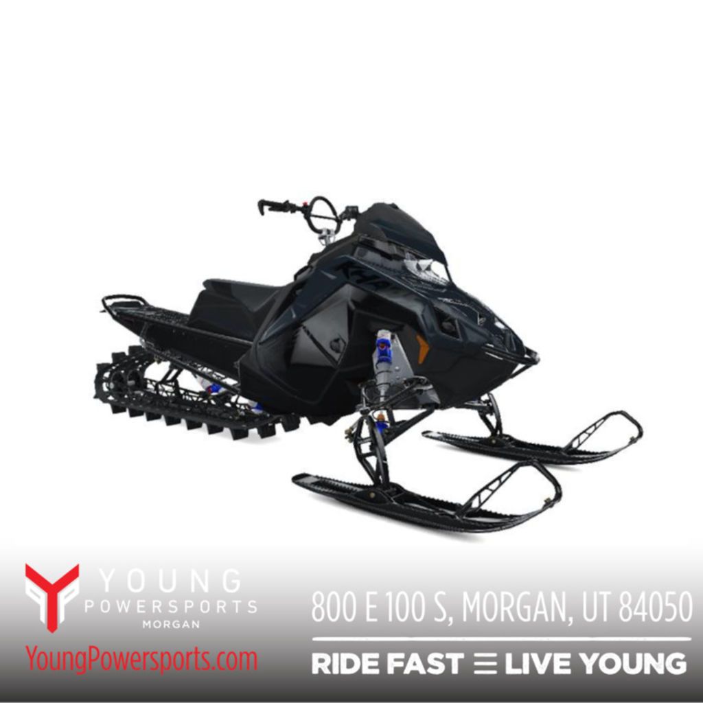 2026 Polaris® Patriot Boost PRO RMK 155 Gloss Black / Blue Dusk