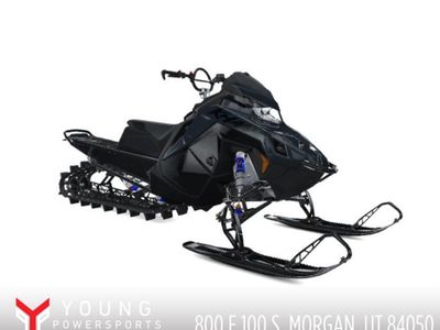 2026 Polaris® Patriot Boost PRO RMK 155 Gloss Black / Blue Dusk