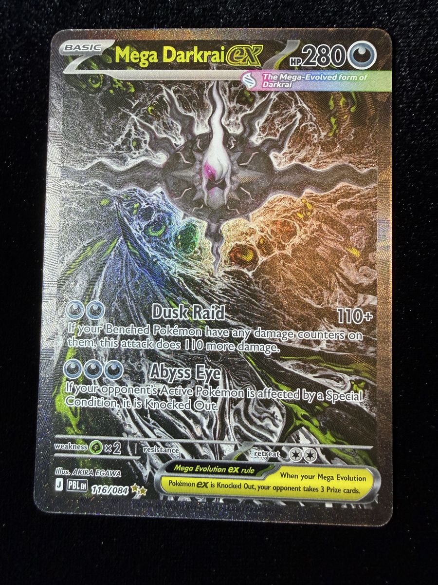 Mega darkrai ex 116/084 special illustration rare 