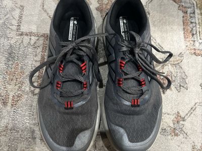 Size 11.5 New Balance Men's Fresh Foam X Garoé V2 Trail Running Shoe Grey Red D