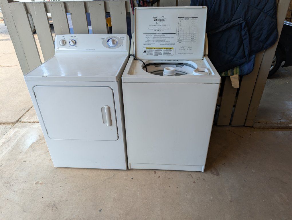 washer and dryer