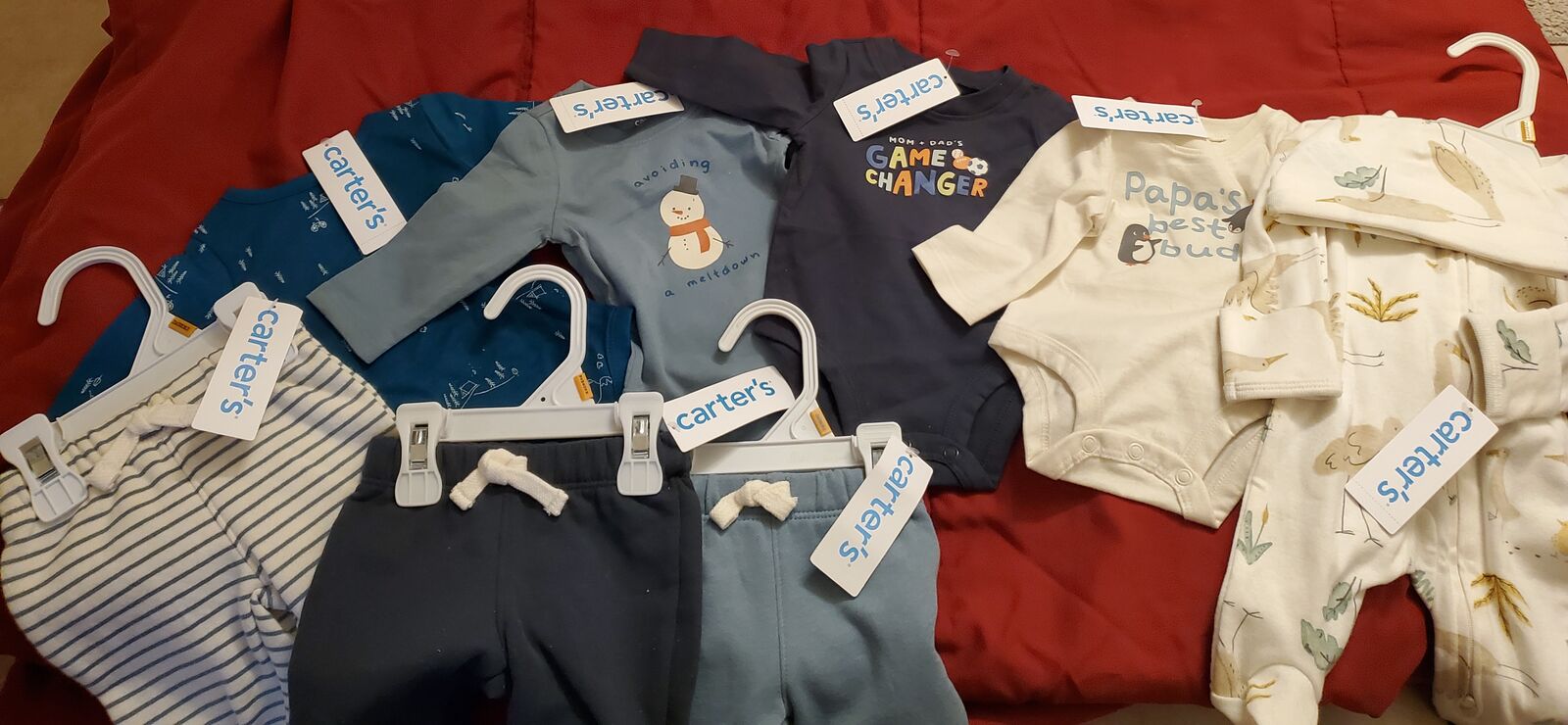 New With Tags Carter's Newborn Baby Clothes 50%+taxes Off