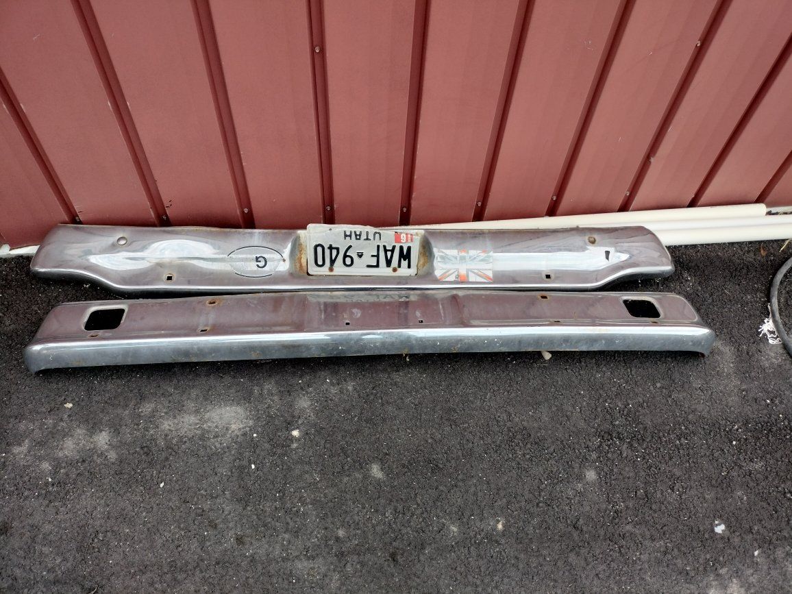 1962 Ford Falcon Chrome Bumpers Front and Rear