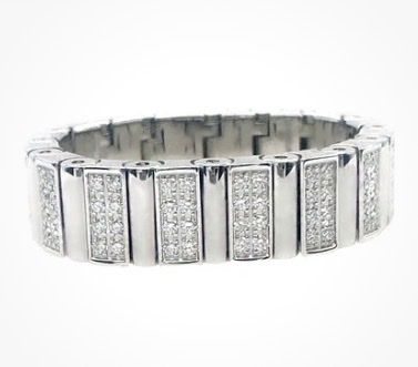 Omega 18k White Gold Diamond Ring
