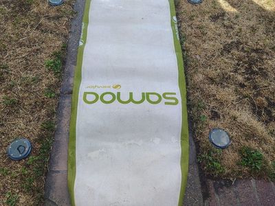 Samos Inflatable Stand Up Paddle Board - White & Green