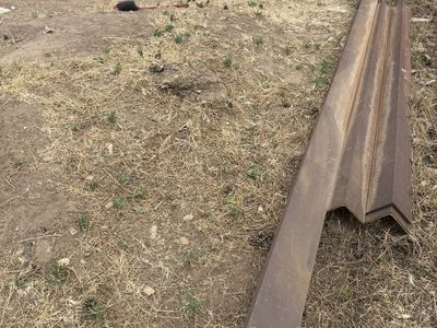 Heavy Duty Steel Angle Iron Beams - Metal Fabrication Scrap / Material