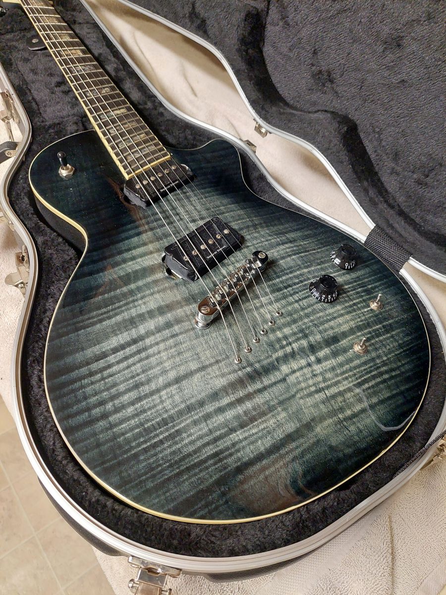 Agile Multiscale Les Paul - P-Rails pickups custom install- Customised