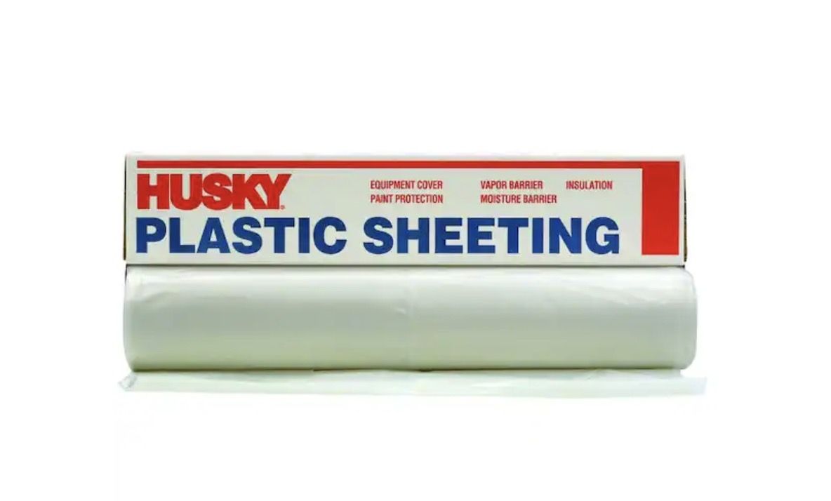 20 ft. x 100 ft. Clear 3 mil Plastic Sheeting