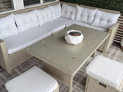 Patio Furniture Set With Table