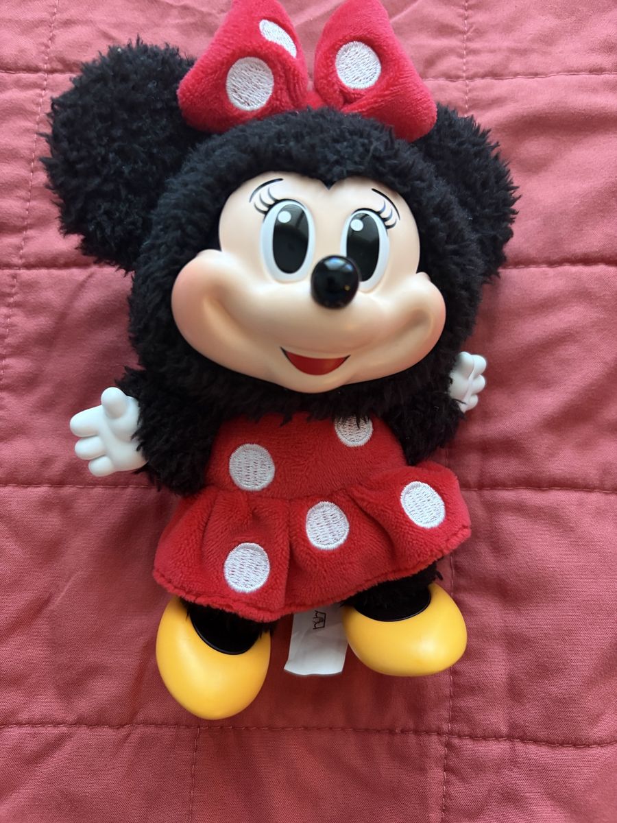Pop Mart Disney Mickey Family Blind Box Minnie Mouse Fluffy Plush Doll Figure Toy