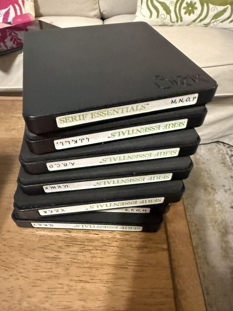 New Sizzix Alphabet  Bigz Alphabet Set 7 Dies