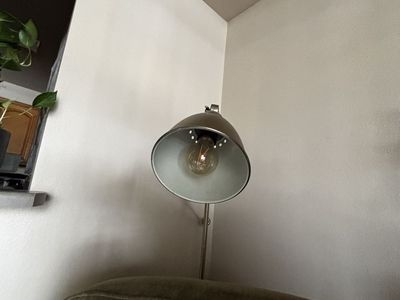 Modern Brushed Brass Adjustable Boom Arm Floor Lamp