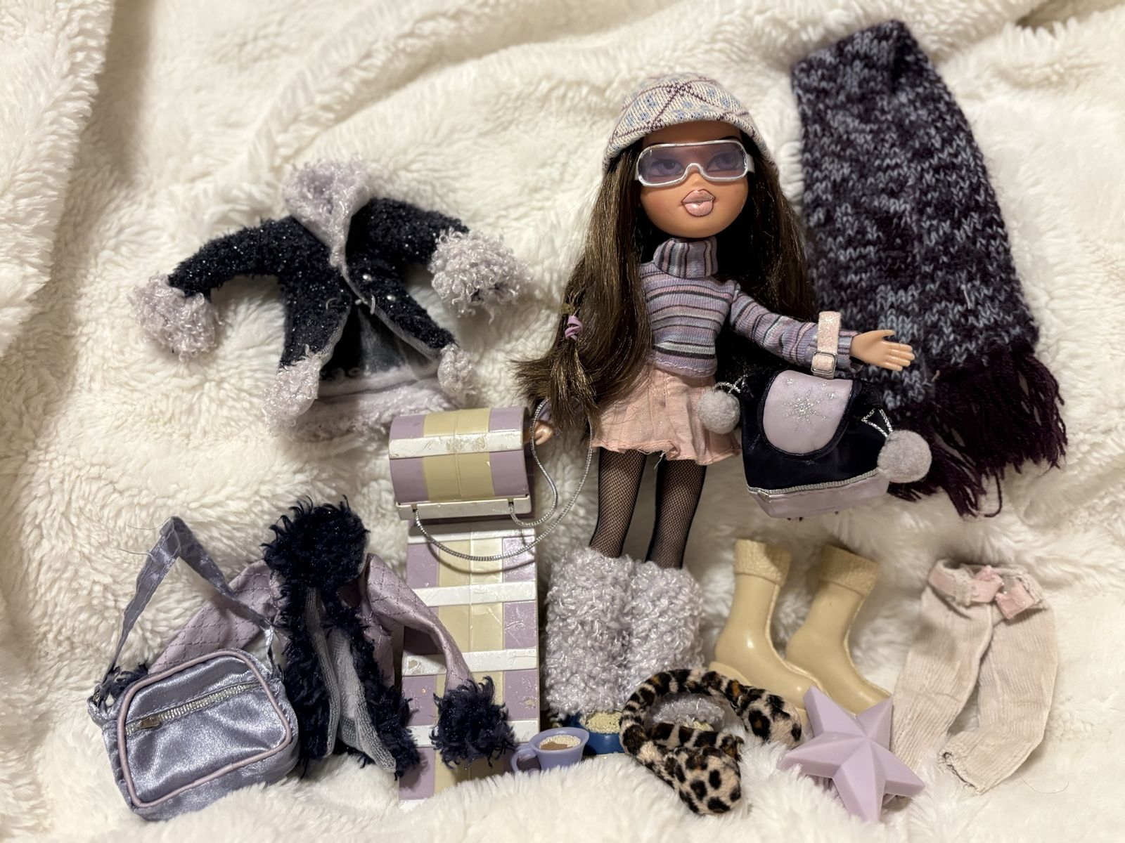 Bratz Winter Wonderland Dana Doll & Western Rodeo Yasmin Doll with Extra Clothes & Accessories