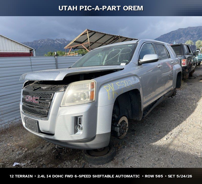 2012 GMC Terrain Parts - UTPAP Orem