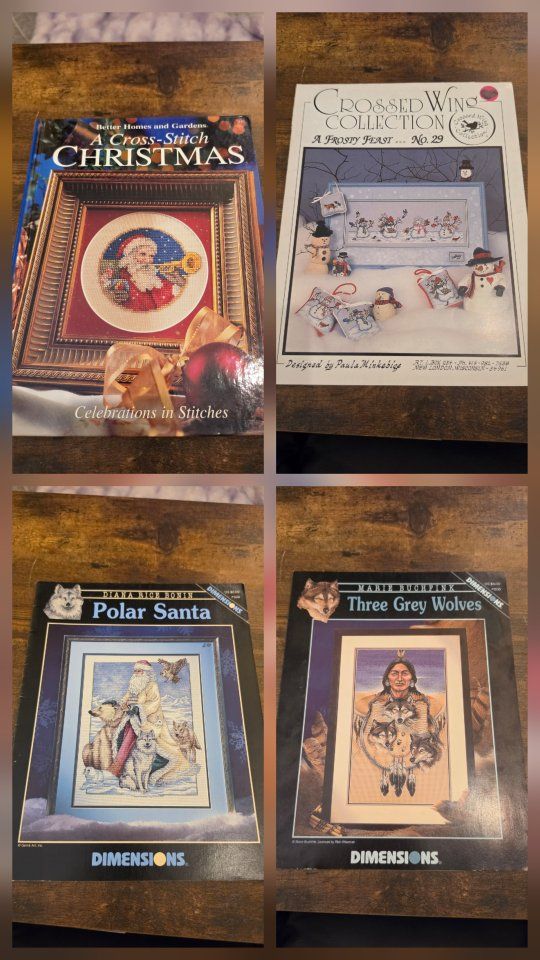 Lot of 12 Cross Stitch Pattern Books - Stoney Creek, Leisure Arts, Dimensions, Precious Moments