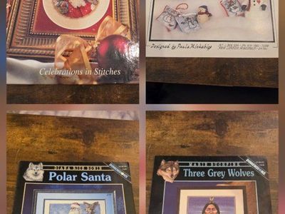 Lot of 12 Cross Stitch Pattern Books - Stoney Creek, Leisure Arts, Dimensions, Precious Moments