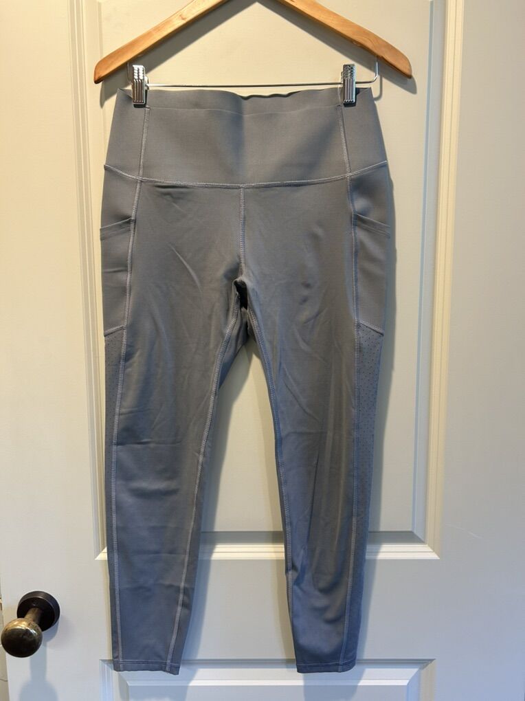 Gap Fit Sculpt Compression Light Gray Leggings