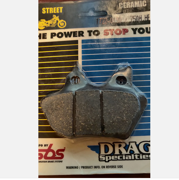 Wholesale Reseale Lot of 11 DRAG SPECIALTIES 1722-0130 BRAKE PAD ORGANIC ( For: Harley-Davidson ) NEW
