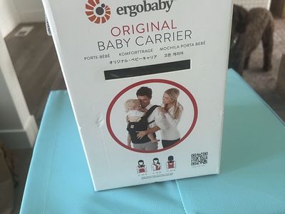 Ergobaby Original Baby Carrier - Black, Ergonomic Comfort for Infants & Toddlers (0-48M)