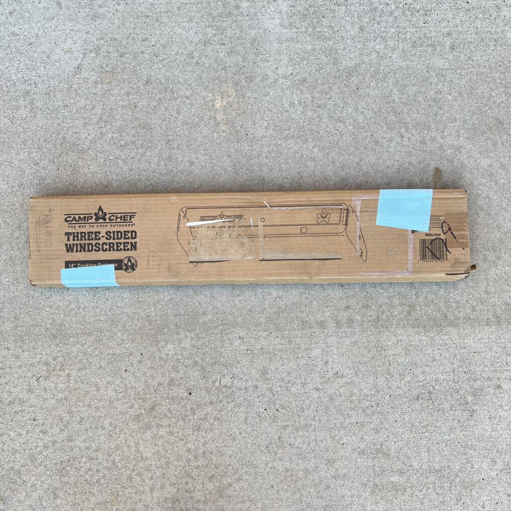 New 3 Sided Replacement Wind Screen For Camp Chef 14in - 2 Burner Stove  - Two Burner