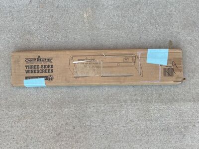 New 3 Sided Replacement Wind Screen For Camp Chef 14in - 2 Burner Stove - Two Burner