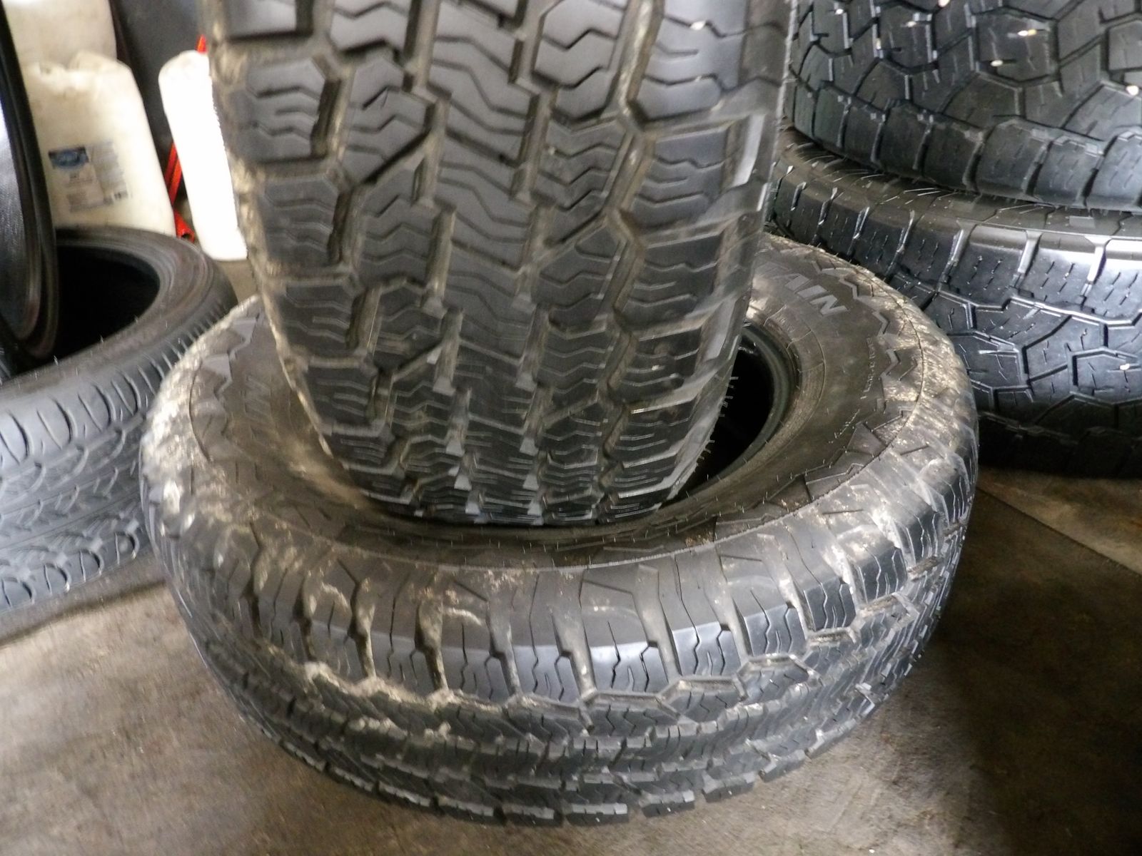 265/70R17 ROCKY MOUNTAIN ALL TERRAIN PAIR OF TWO USED TIRES