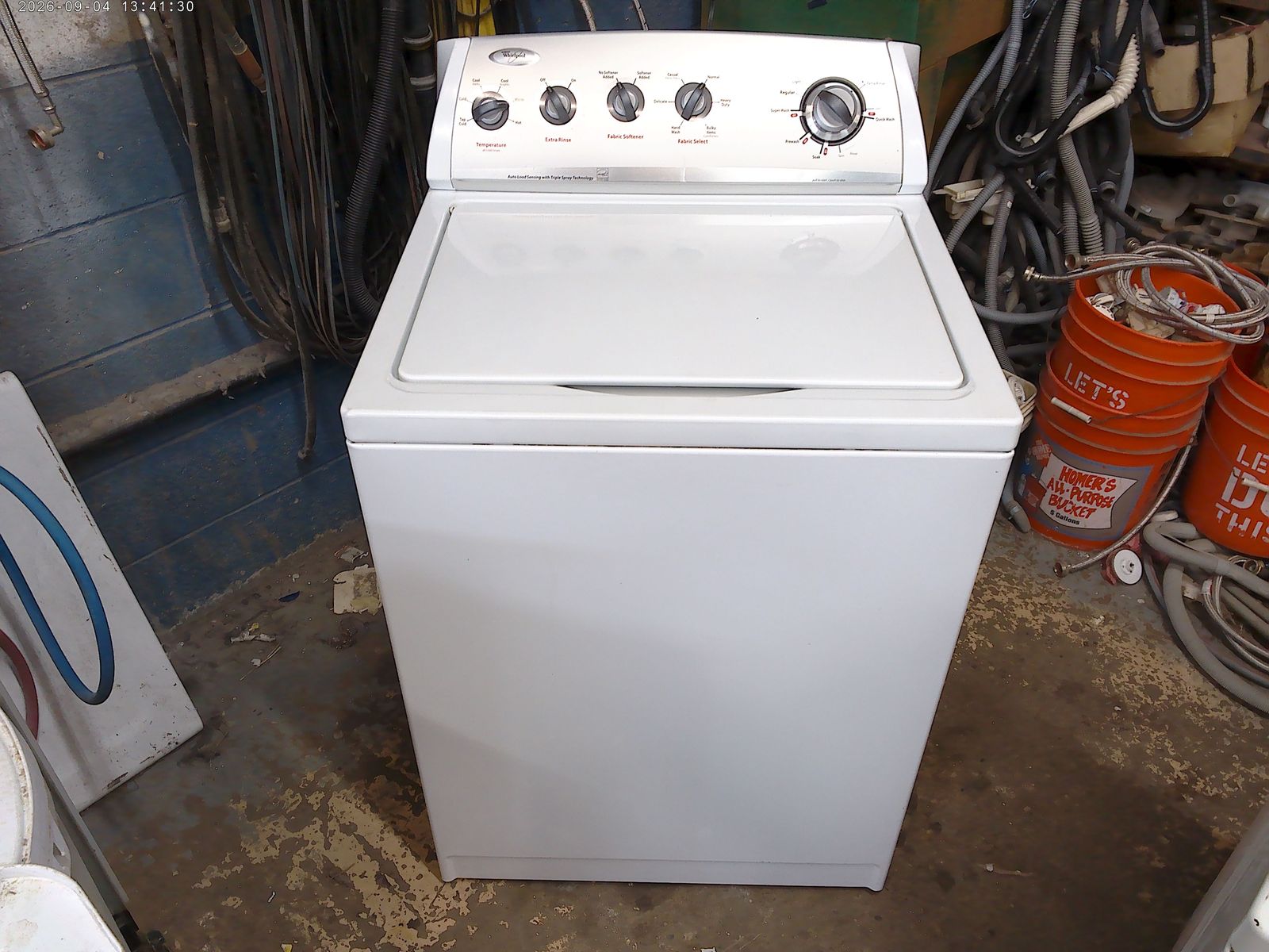 Whirlpool top load washers