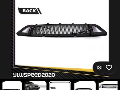 Front bumper upper hood. For 2013 or 2014 ford mustang gt