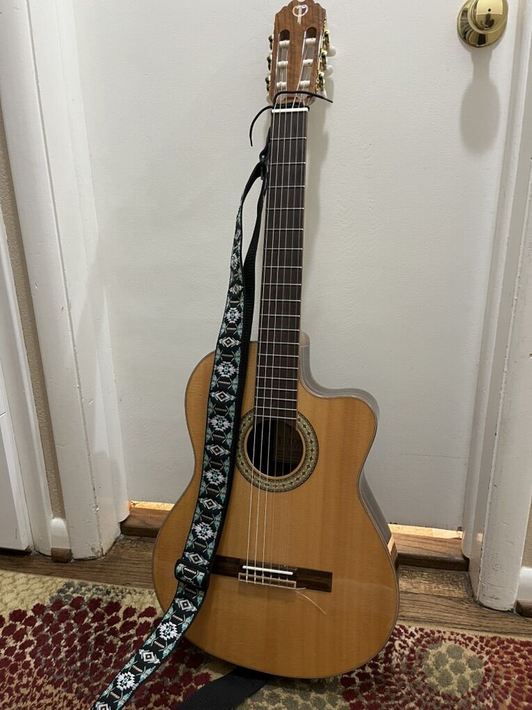 Classical Teton Guitar and Hard Case
