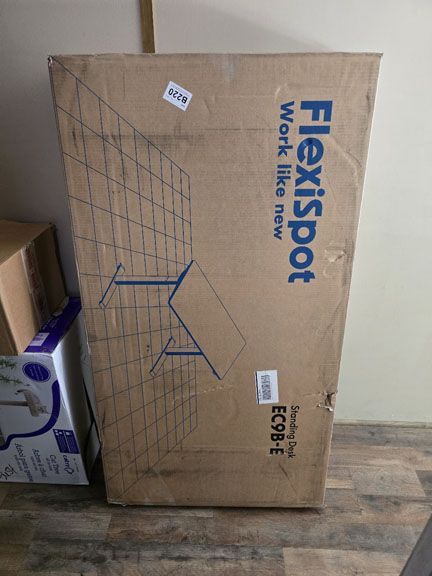 NEW FlexiSpot 48"W Electric Rectangular Adjustable Standing Desk, Black (EC9B) $200.00
