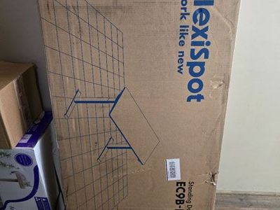 NEW FlexiSpot 48"W Electric Rectangular Adjustable Standing Desk, Black (EC9B) $200.00