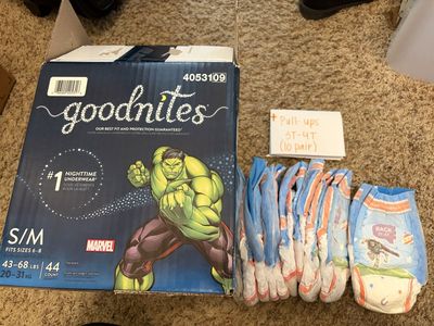 43 Pair Goodnites Kids Nighttime underwear