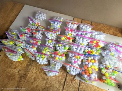 Golf balls, like new
